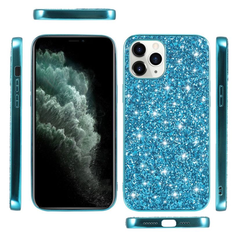 Deksel iPhone 12 Mini Svart Mobildeksel Premium Glitter