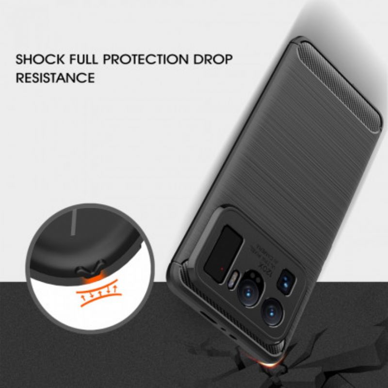 Deksel Xiaomi Mi 11 Ultra Mobildeksel Børstet Karbonfiber