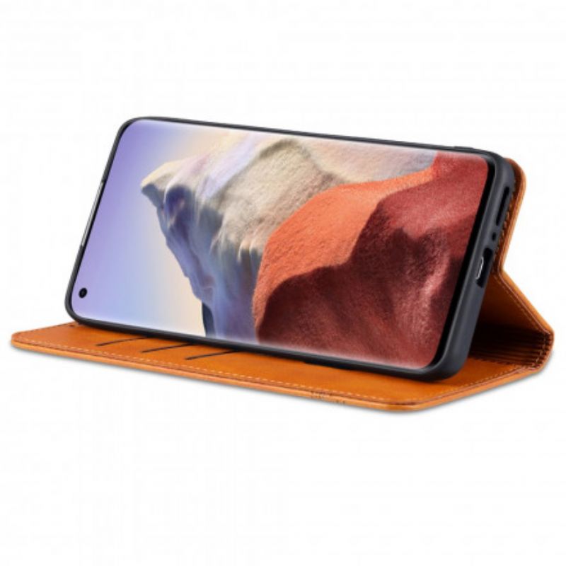 Folio Deksel Lær Xiaomi Mi 11 Ultra Mobildeksel Azns Skinnstil