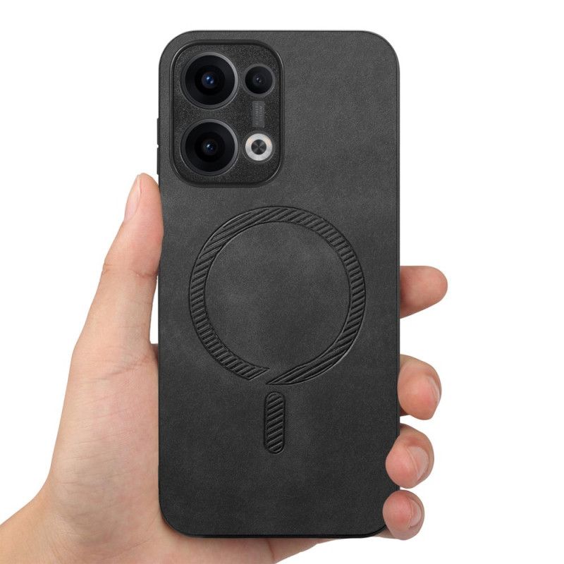 Deksel Oppo Reno 13 5g Magsafe-kompatibelt Lærimitasjon