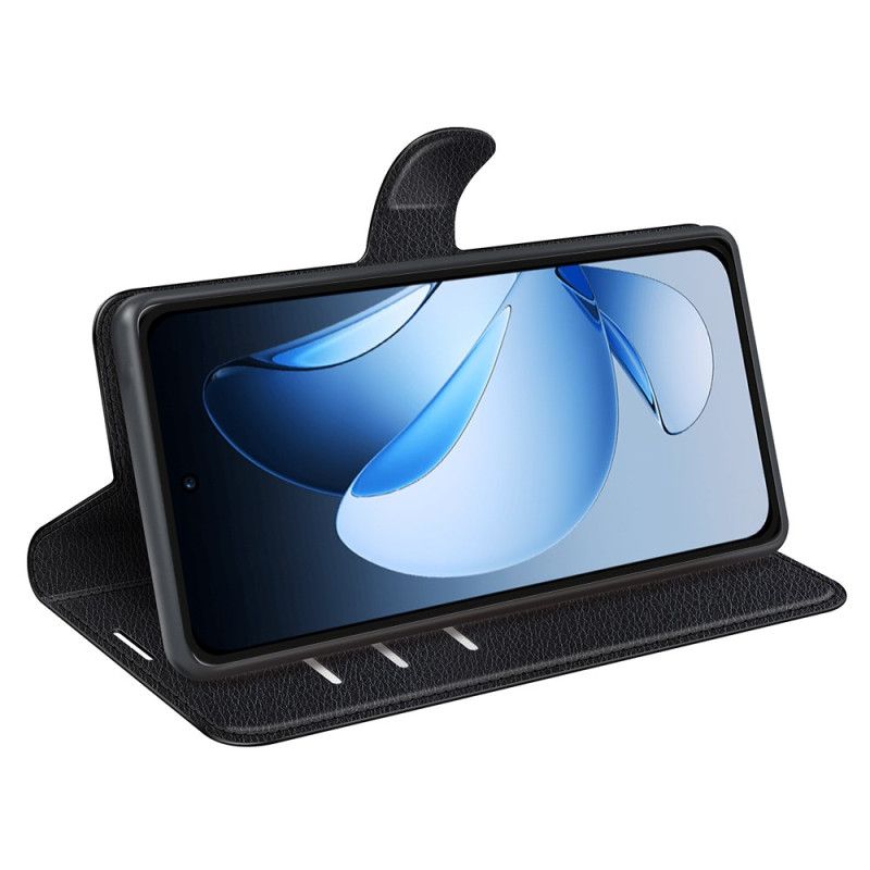 Folio Deksel Oppo Reno 13 5g Klassisk Litchi-imitasjonsskinn Beskyttelse Deksel