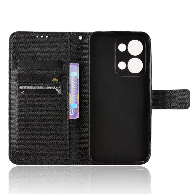 Folio Deksel Oppo Reno 13 5g Stropper Med Prikker