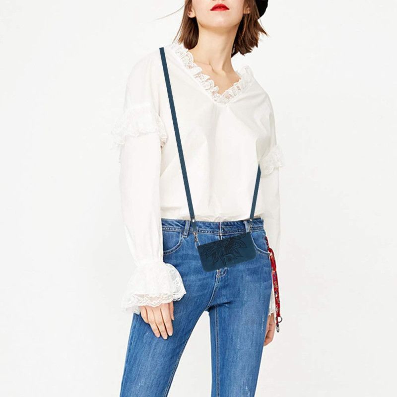 Folio Deksel Til Oppo Reno 13 5g Skulderveske Med Solsikketrykk