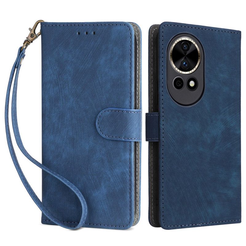 Folio Deksel Huawei Nova 13 Lommebok Med Rfid-effekt I Semsket Skinn Beskyttelse Deksel