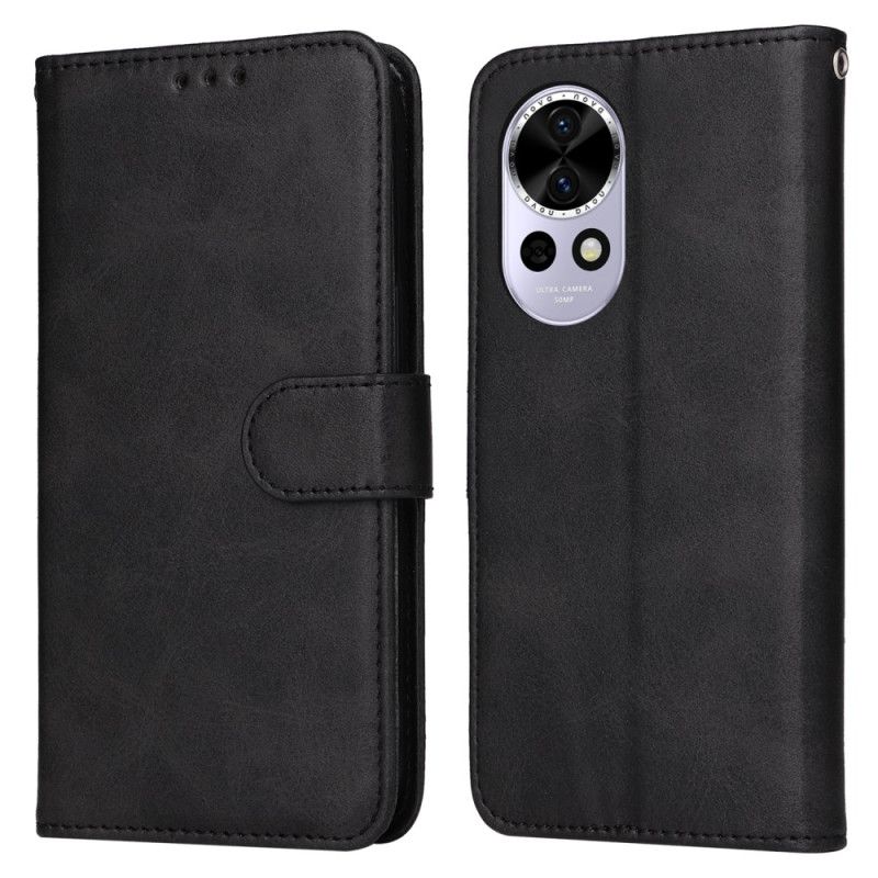 Folio Deksel Til Huawei Nova 13 Stropp I Kunstskinn