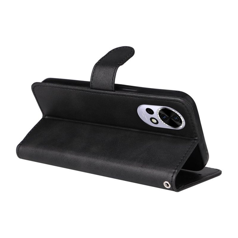 Folio Deksel Til Huawei Nova 13 Stropp I Kunstskinn