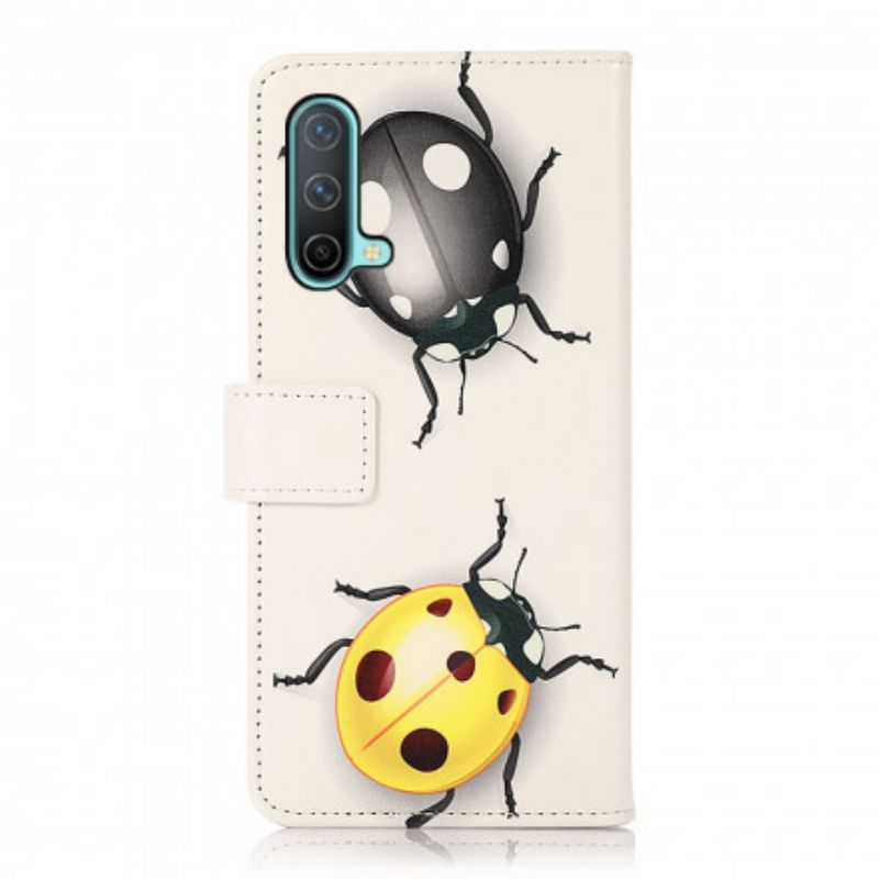Folio Deksel Oneplus Nord Ce 5g Ladybugs