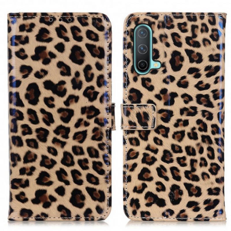 Folio Deksel Oneplus Nord Ce 5g Leopard