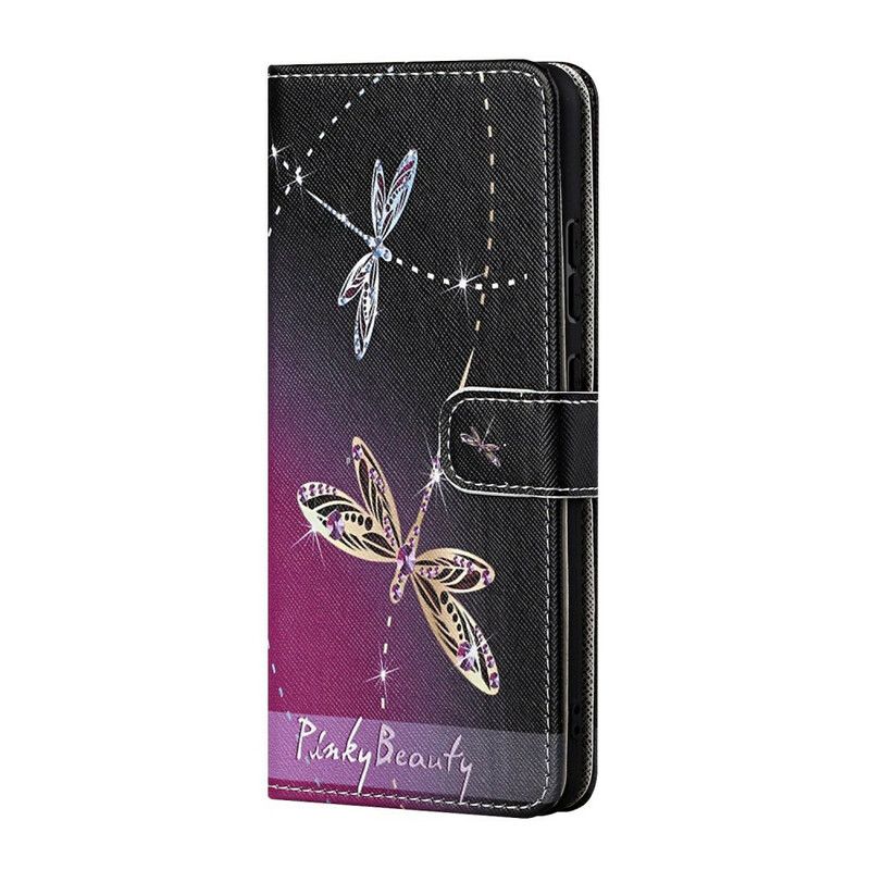 Folio Deksel Oneplus Nord Ce 5g Strappy Dragonflies