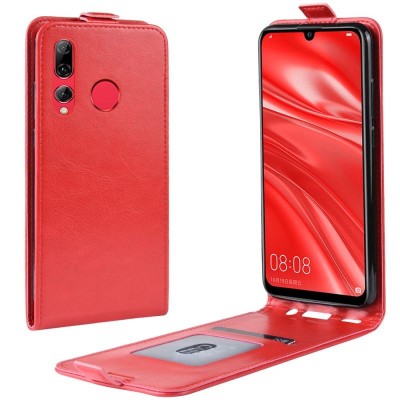 Folio Deksel Huawei P Smart Plus 2019 Svart Sammenleggbar Skinneffekt