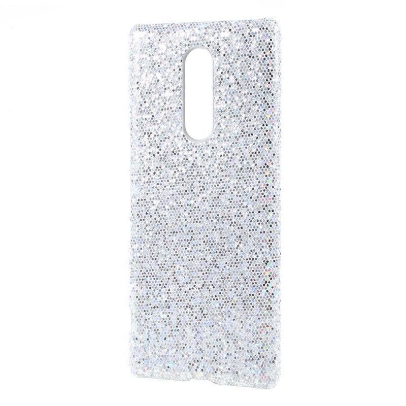 Deksel Sony Xperia 1 Sølv Paljetter
