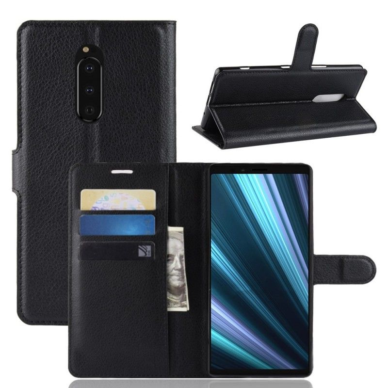 Folio Deksel for Sony Xperia 1 Svart Klassisk