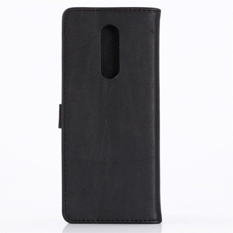 Folio Deksel for Sony Xperia 1 Svart Retro Kunstlær