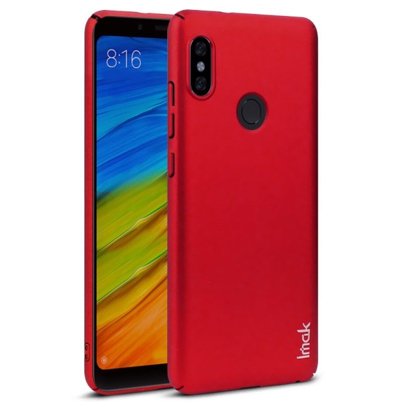 Deksel for Xiaomi Redmi Note 5 Rød Silkeserie