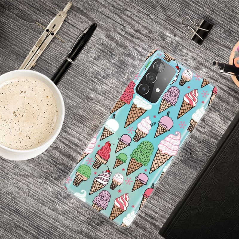 Deksel Samsung Galaxy A72 4G / A72 5G Fløteis