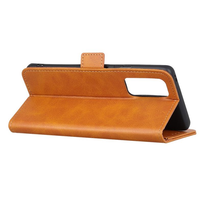 Folio Deksel Samsung Galaxy A72 4G / A72 5G Svart Dobbel Klaff
