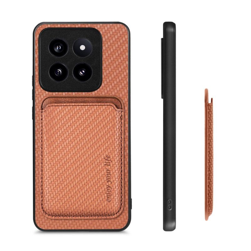 Deksel Xiaomi 14 Pro Avtakbar Magnetkortholder