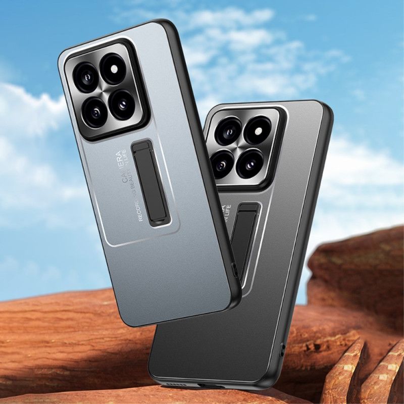 Deksel Xiaomi 14 Pro Mobildeksel Metalleffekt Med Støtte