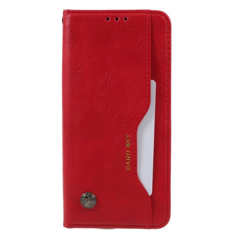 Folio Deksel Huawei Mate 20 Pro Svart Kortholder I Imitert Skinn