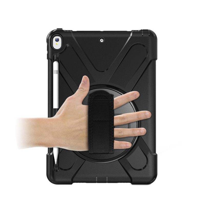 Deksel iPad Pro 10.5" Svart Stropp Og Skulderrem