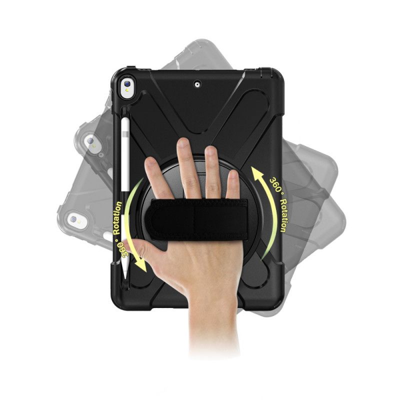Deksel iPad Pro 10.5" Svart Stropp Og Skulderrem