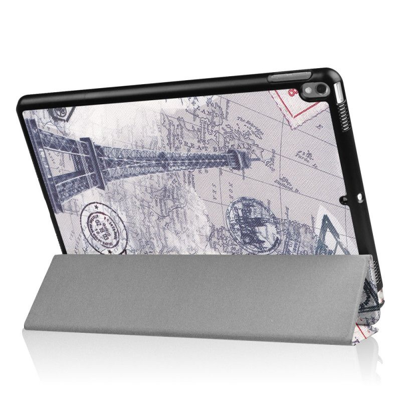 Smart Veske iPad Pro 10.5" Forsterket Retro Eiffeltårn