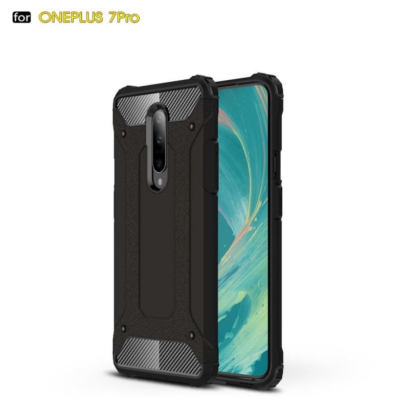 Deksel OnePlus 7 Pro Svart Mobildeksel Overlevende