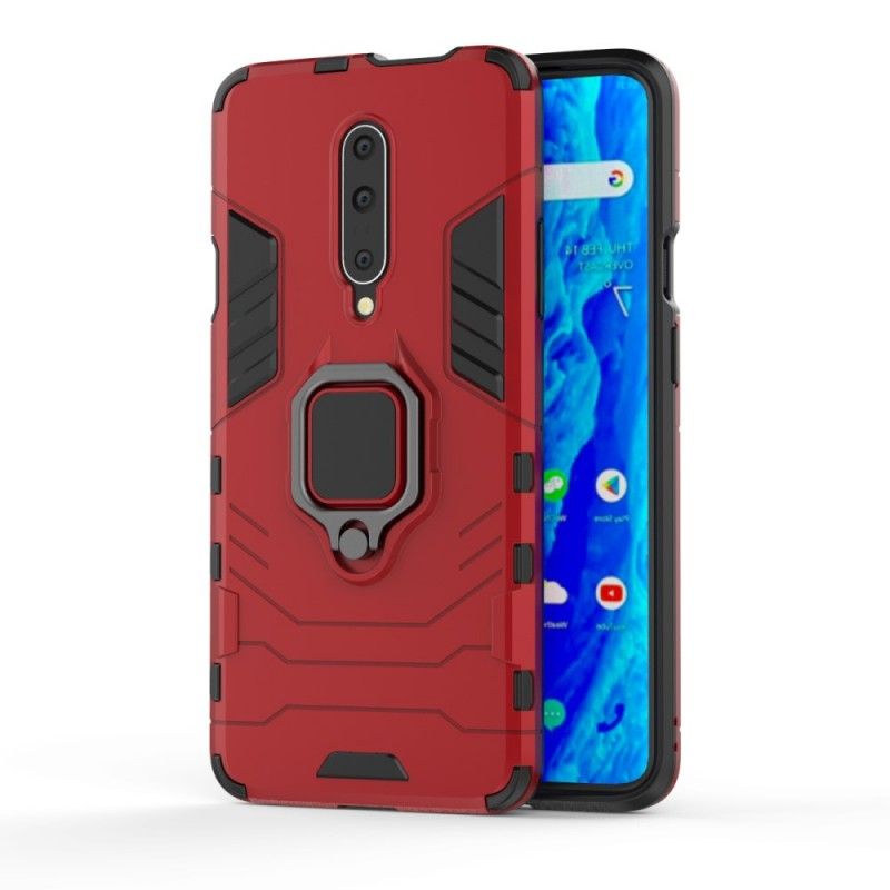 Deksel OnePlus 7 Pro Svart Motstandsdyktig Ring Anti-fall