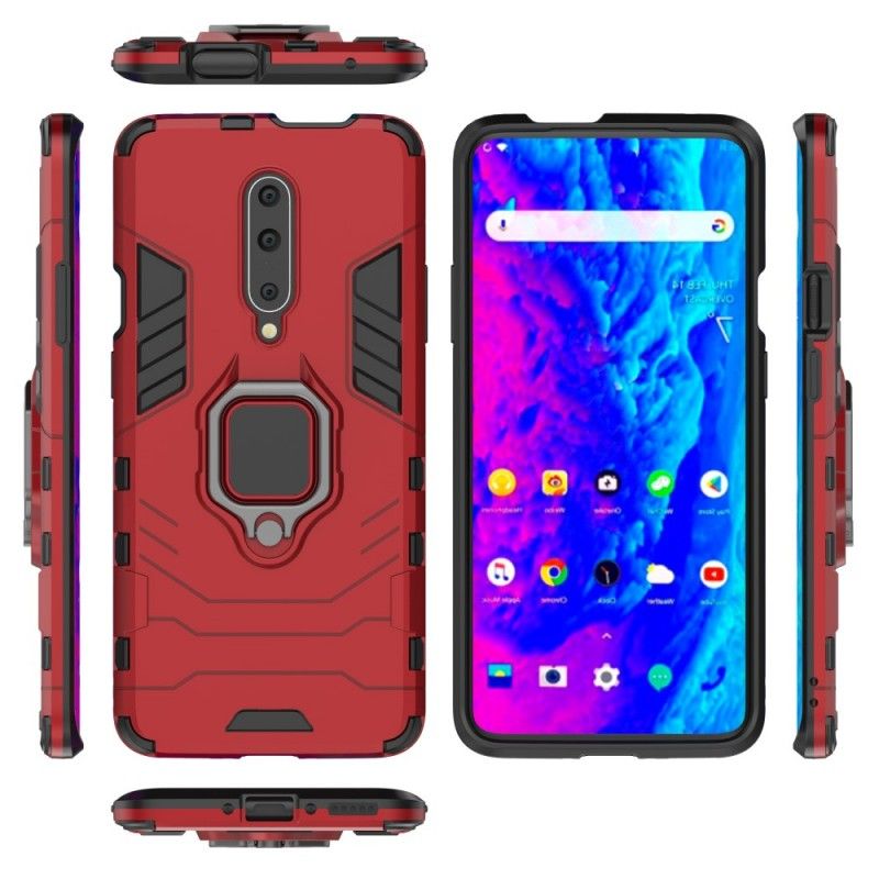 Deksel OnePlus 7 Pro Svart Motstandsdyktig Ring Anti-fall