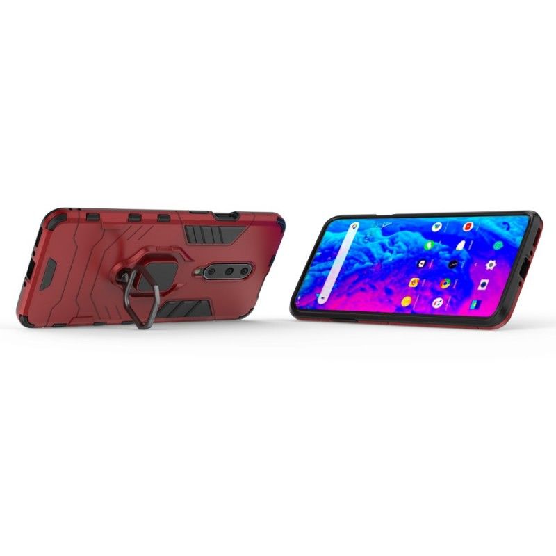 Deksel OnePlus 7 Pro Svart Motstandsdyktig Ring Anti-fall