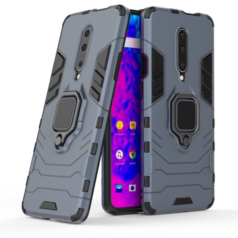 Deksel OnePlus 7 Pro Svart Motstandsdyktig Ring Anti-fall