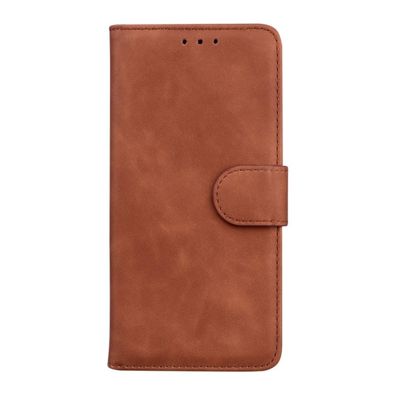 Folio Deksel Moto E20 / E30 / E40 Monokrom Skinneffekt