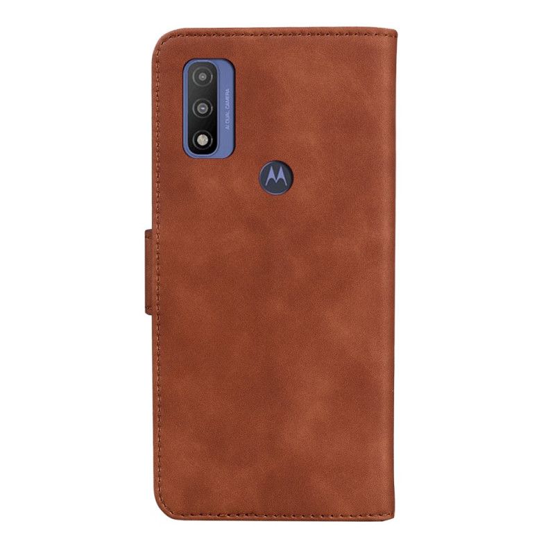 Folio Deksel Moto E20 / E30 / E40 Skin-touch Butterfly