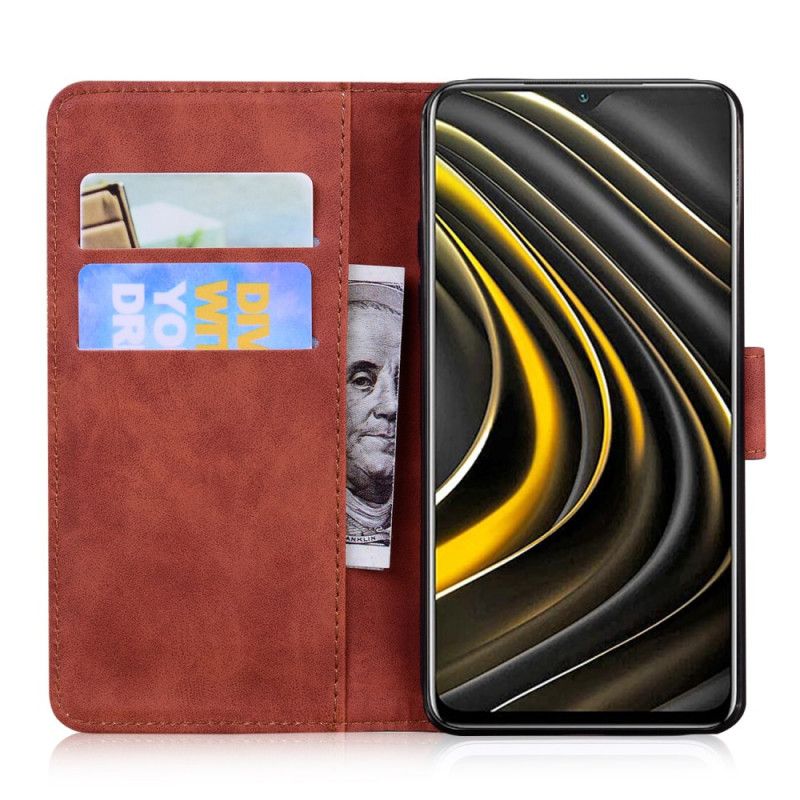 Folio Deksel Moto E20 / E30 / E40 Skin-touch Butterfly