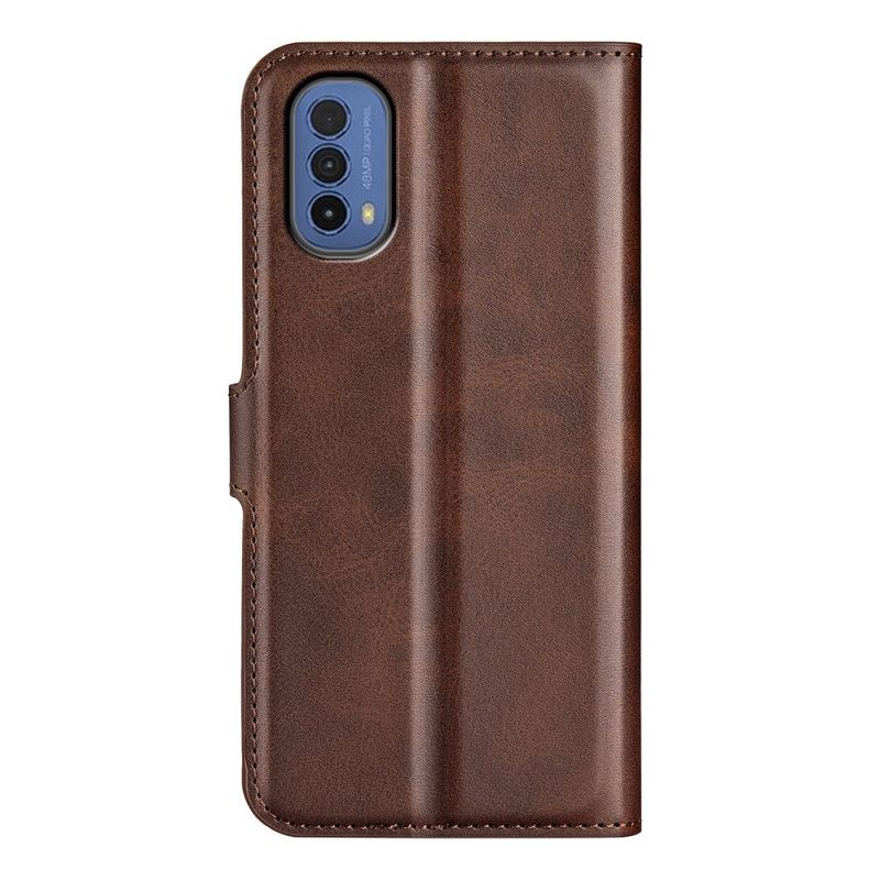Folio Deksel Moto E20 / E30 / E40 Slank Ekstrem Skinneffekt