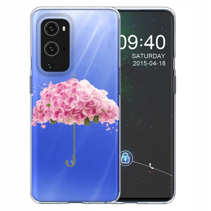Deksel for OnePlus 9 Pro Paraply I Roser