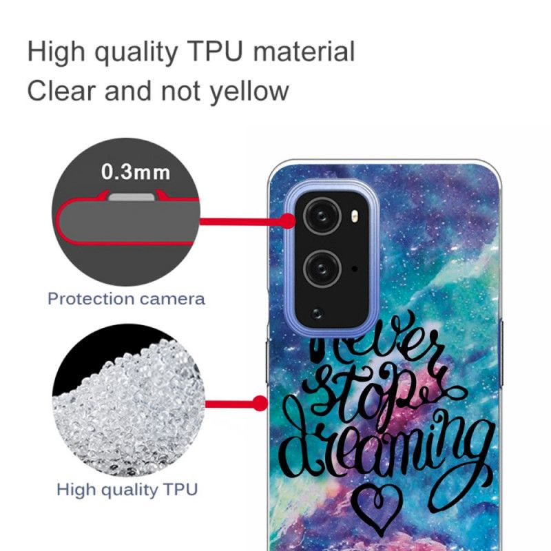 Deksel OnePlus 9 Pro Aldri Slutte Å Drømme Farget