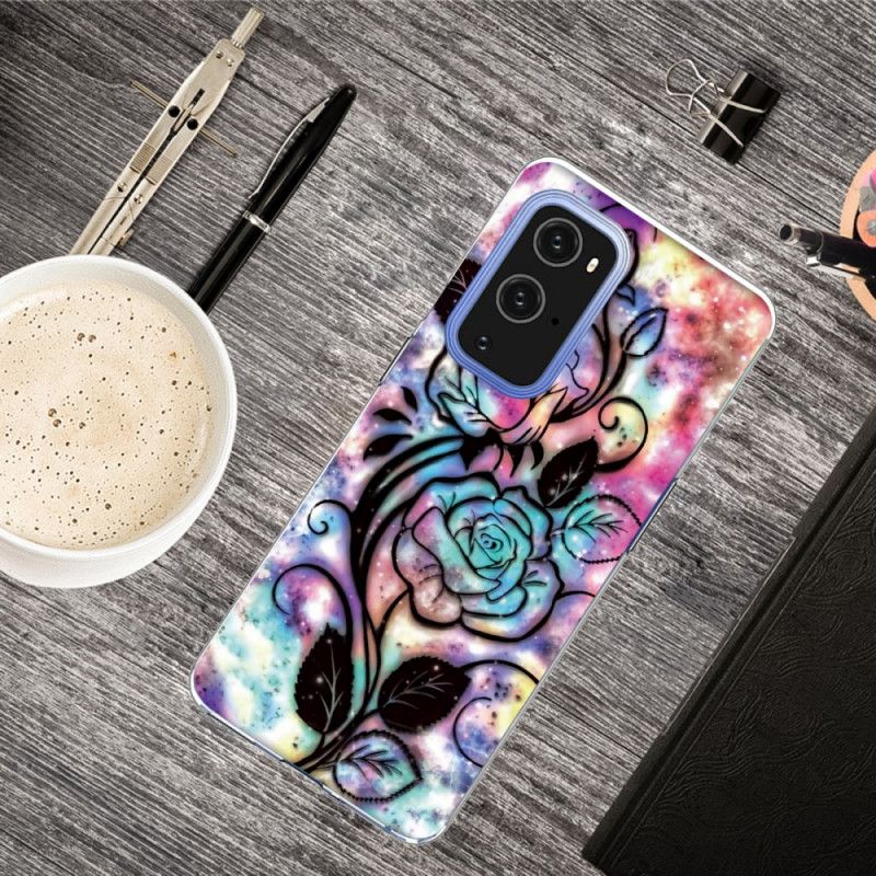 Deksel OnePlus 9 Pro Grafisk Blomst