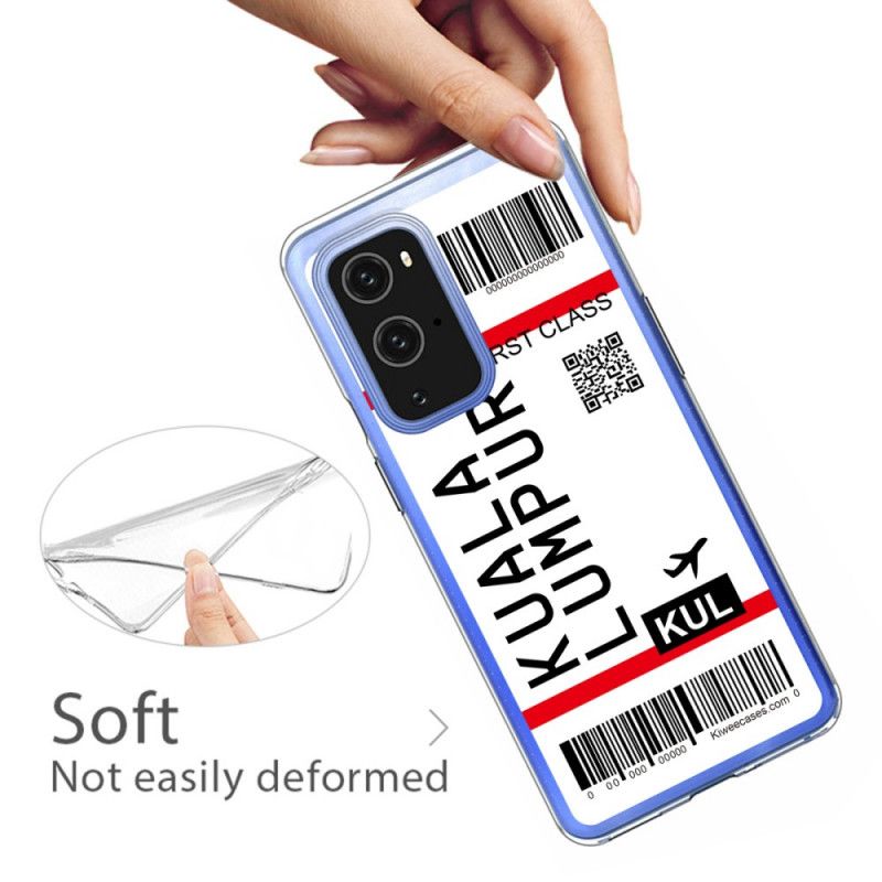 Deksel OnePlus 9 Pro Ombordstigningskort Til Kuala Lumpur Anti-fall
