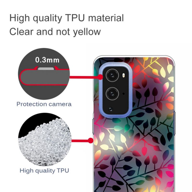 Deksel OnePlus 9 Pro Rød Ark Anti-fall