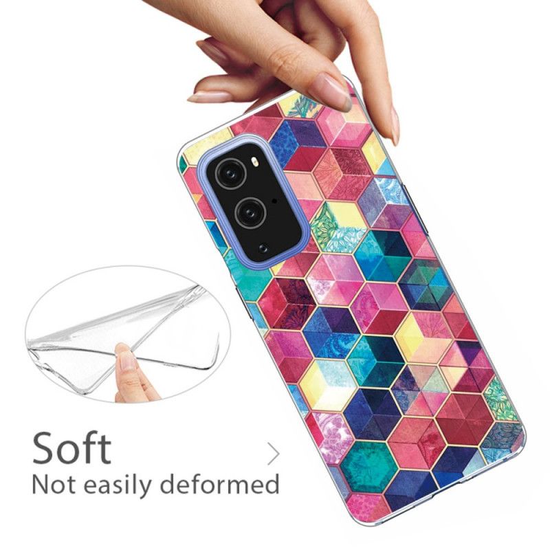 Deksel OnePlus 9 Pro Rosa Maleri Anti-fall