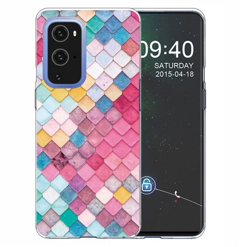 Deksel OnePlus 9 Pro Rosa Maleri Anti-fall