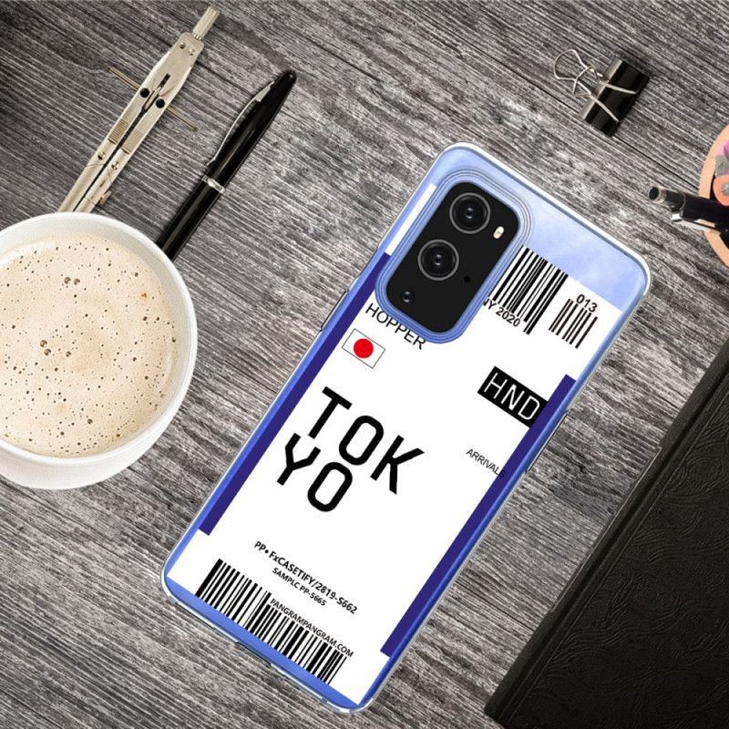 Deksel OnePlus 9 Pro Svart Boarding Pass Tokyo