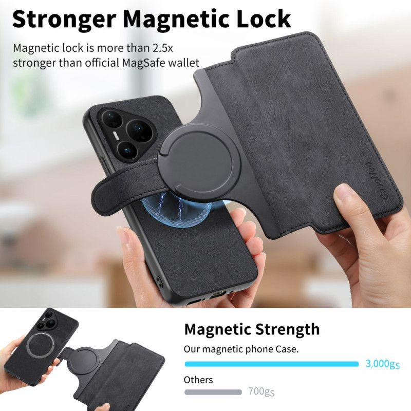 Folio Deksel Huawei Pura 80 Pro Avtakbart Deksel Caseneo