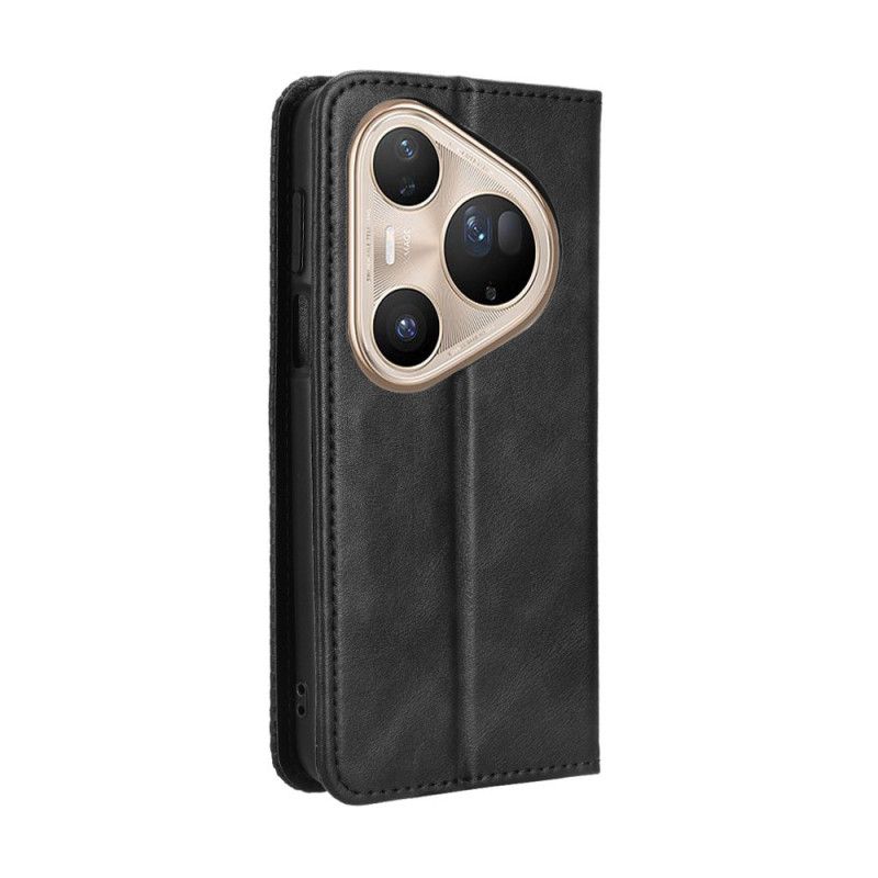 Folio Deksel Til Huawei Pura 80 Pro Vintage Kant