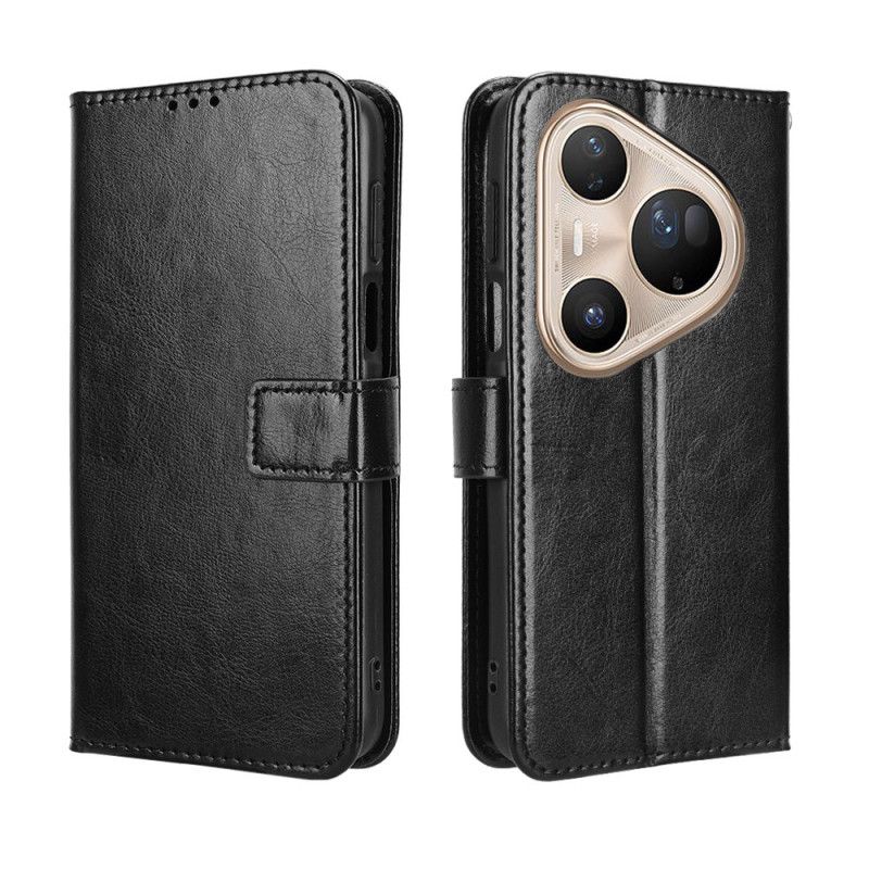 Lærdeksel Folio Deksel Huawei Pura 80 Pro Prangende Kunstskinn