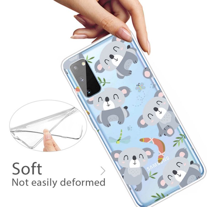 Deksel Samsung Galaxy A41 Søte Koalaer Anti-fall