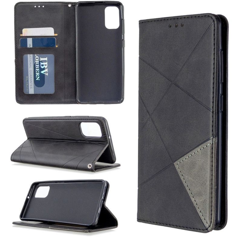 Folio Deksel Samsung Galaxy A41 Svart Mobildeksel Artiststil