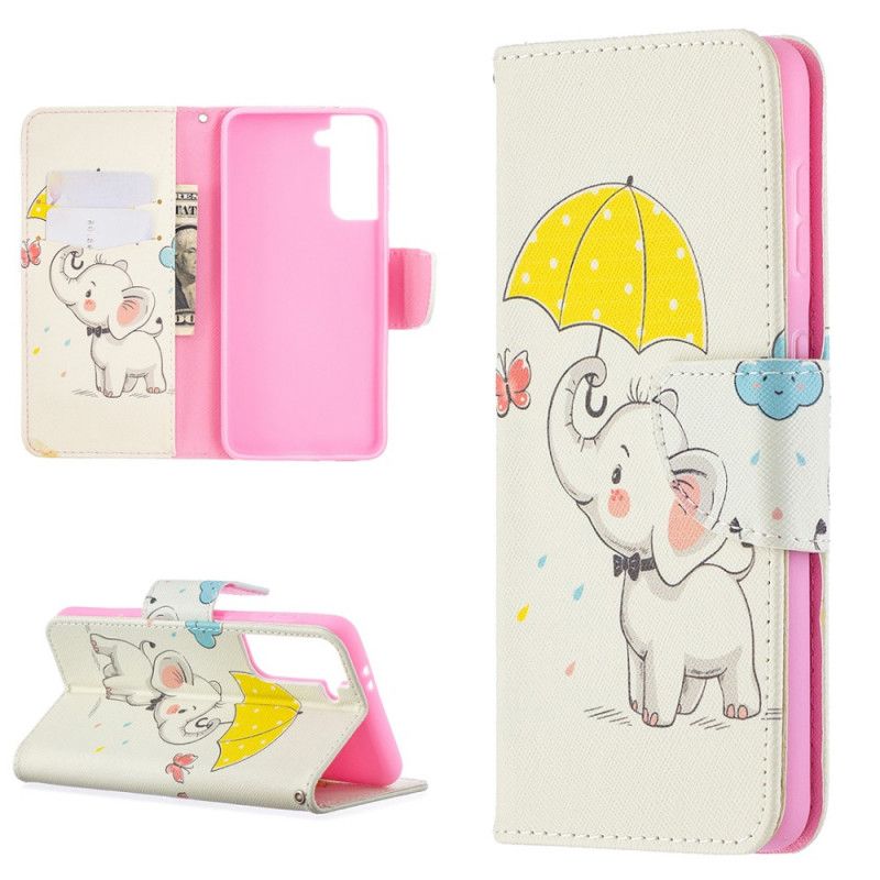 Folio Deksel for Samsung Galaxy S21 5G Elefant