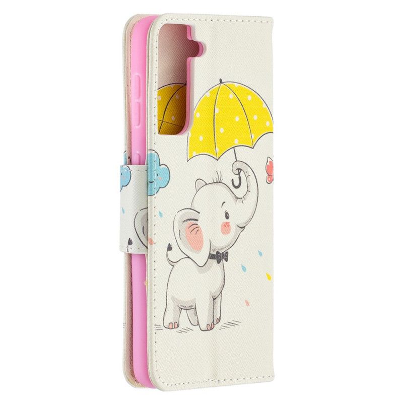 Folio Deksel for Samsung Galaxy S21 5G Elefant
